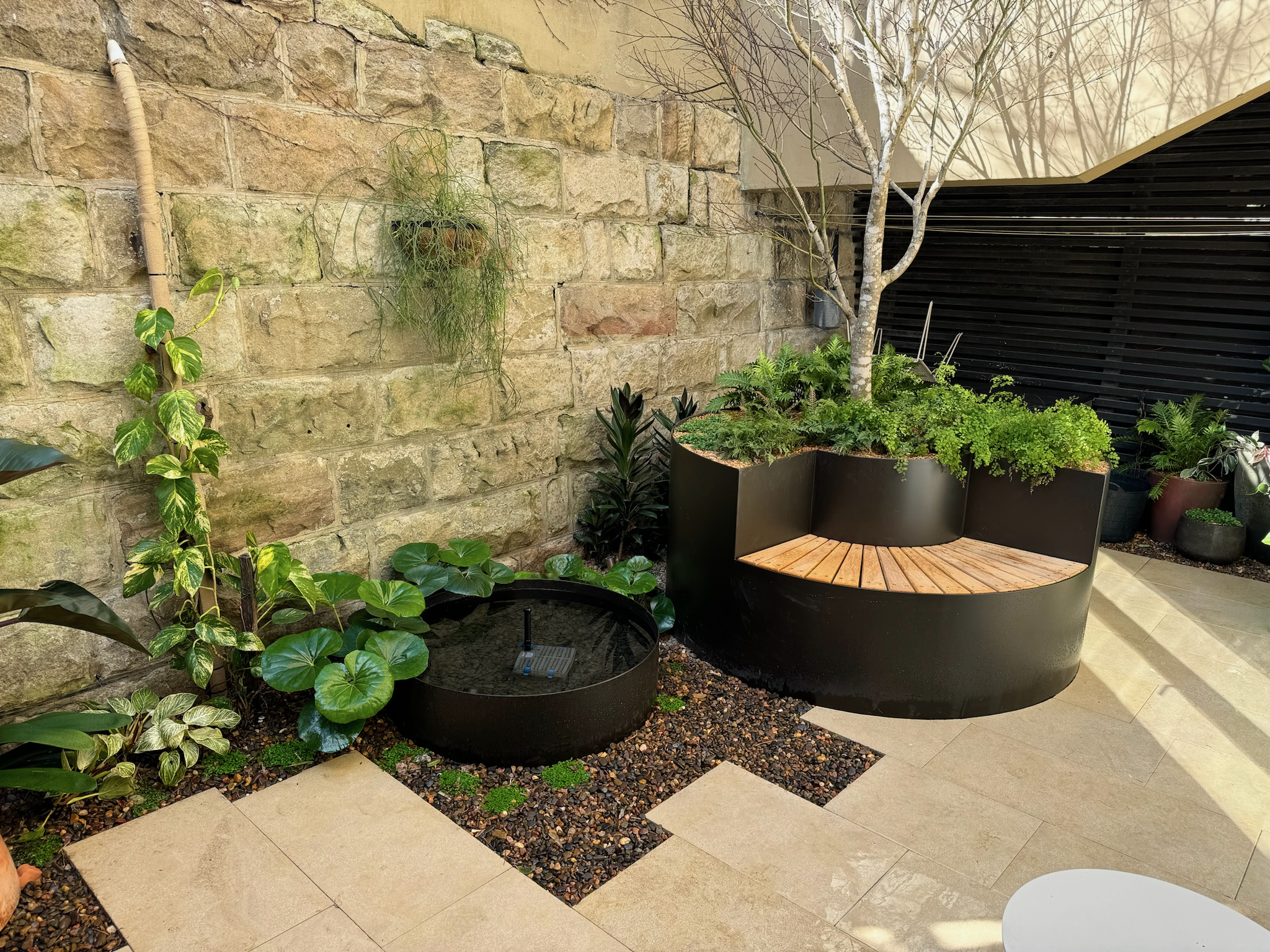 outdoor living space
